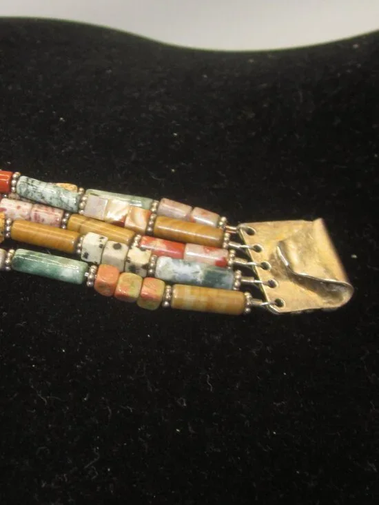 Boho Stone Beaded Bracelet - Picture 3 of 4